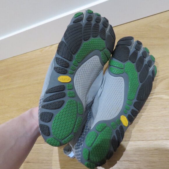 VIBRAM FIVEFINGERS Bikila LS Barefoot Training Running Shoes in Gray Green US 9 - Picture 12 of 13